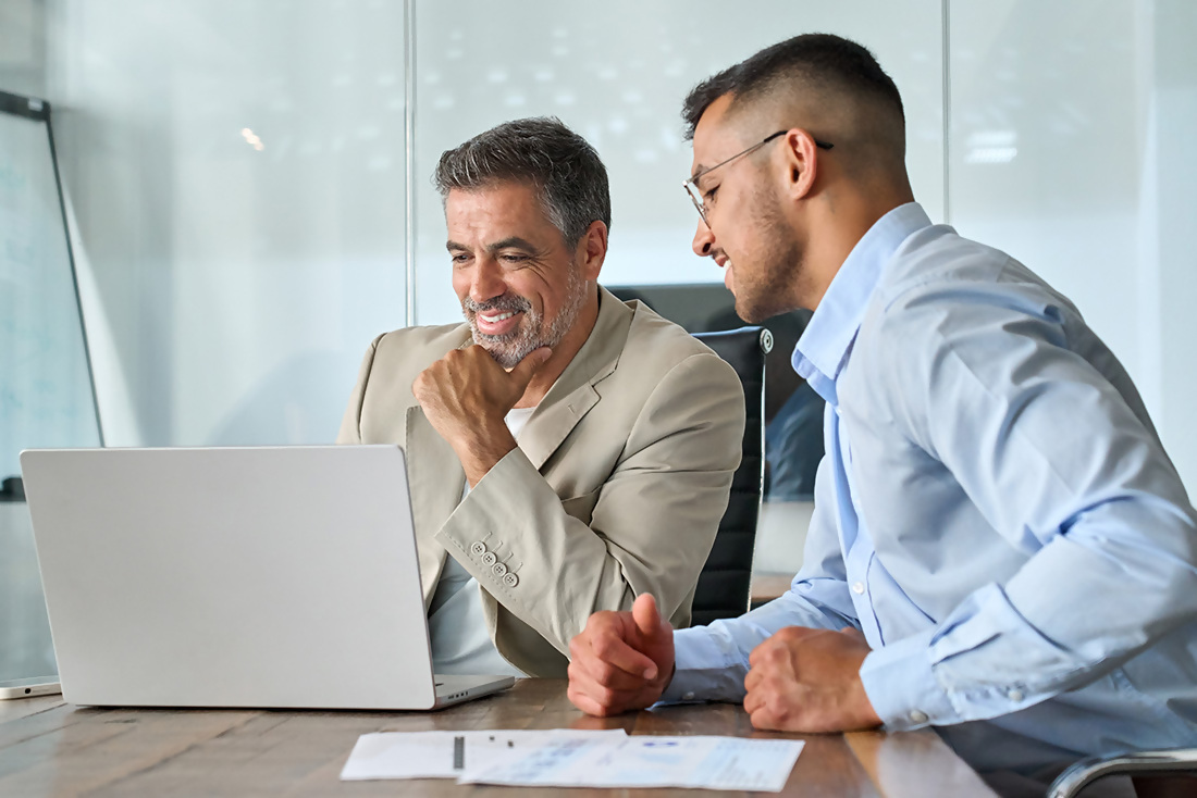 Happy Professional Working